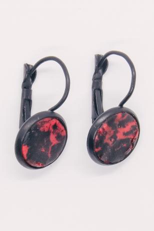 Серьги круглые 02508  (Ø12мм)
