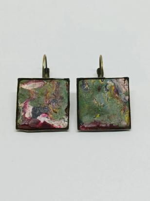 Серьги квадратные 20х20 мм 11129