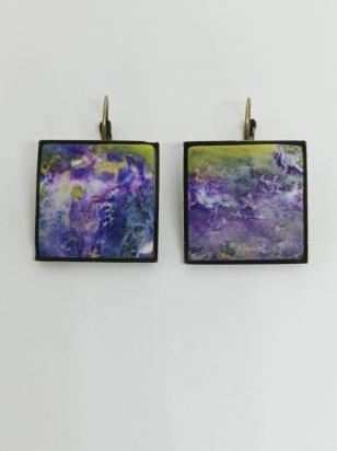 Серьги квадрат 25х25 мм 3457